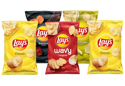 5 Lay's Chips Bags