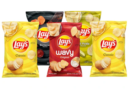 5 Lay's Chips Bags