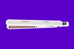 Conair Double Ceramic 1-Inch Flat Iron, Just $12.49 on Amazon card image