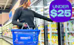 a woman shopping at a walmart