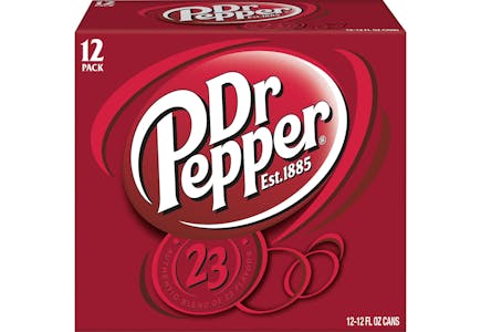 3 Dr Pepper Sodas 12 Pack