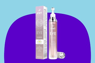 Caffeine Eye Serum B0FGXJWLYM with stainless steel roller ball designed for dark circles, puffiness, wrinkles