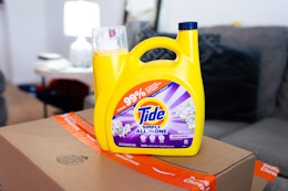 Tide Simply Laundry Detergent: Get 4 Jumbo Jugs for $25.50 on Amazon card image