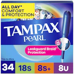 2 Tampax Pearl Tampons Boxes