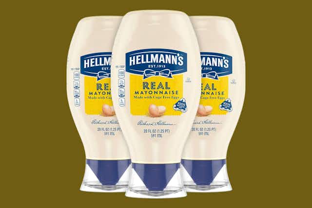 Hellmann's Mayonnaise: Get 3 Squeeze Bottles for as Low as $8 on Amazon  card image