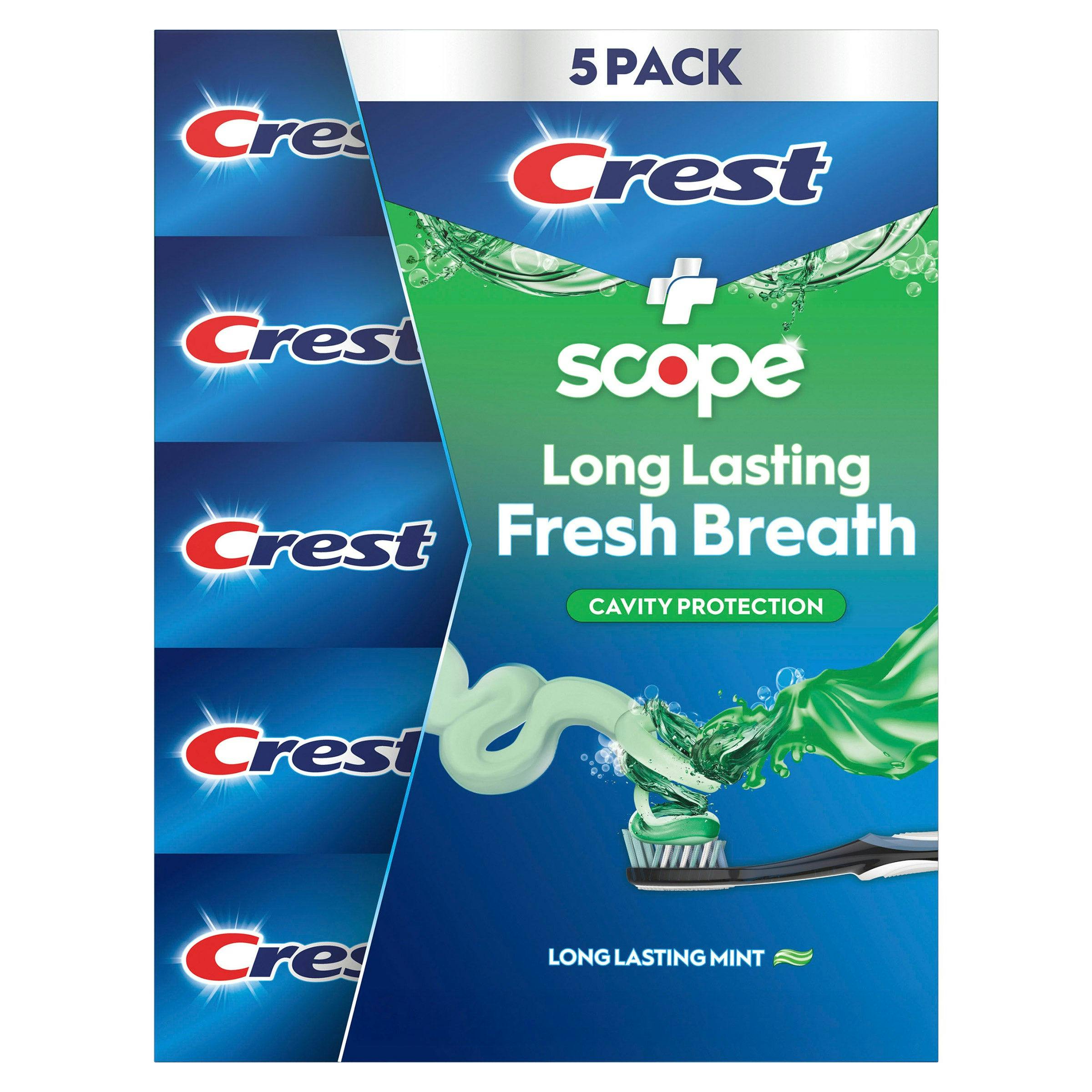 Crest Complete + Scope Toothpaste 5-Pack