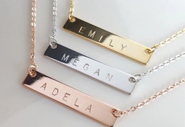 Personalized Bar Necklace, Only $10.99 at Tanga (Reg. $79.99) card image