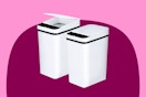 A 2-pack of Bathroom Trash Cans
