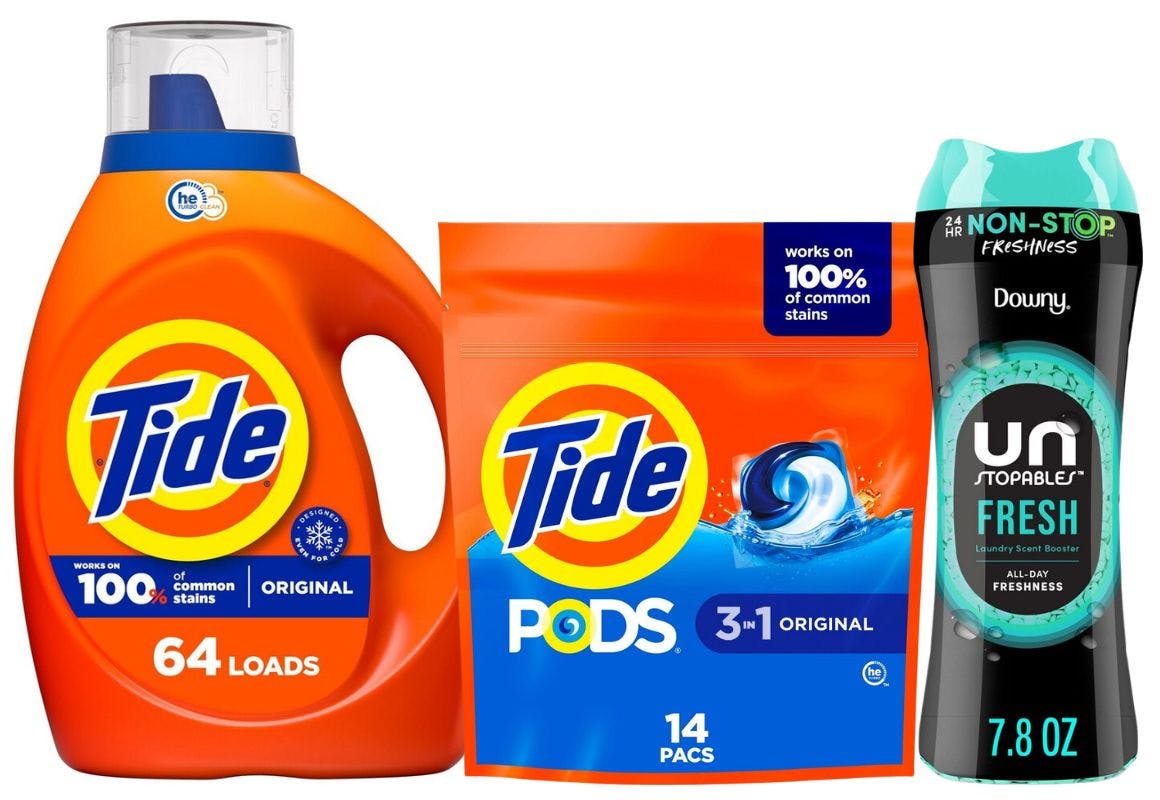 2 Tide + 1 Downy