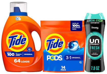 2 Tide + 1 Downy