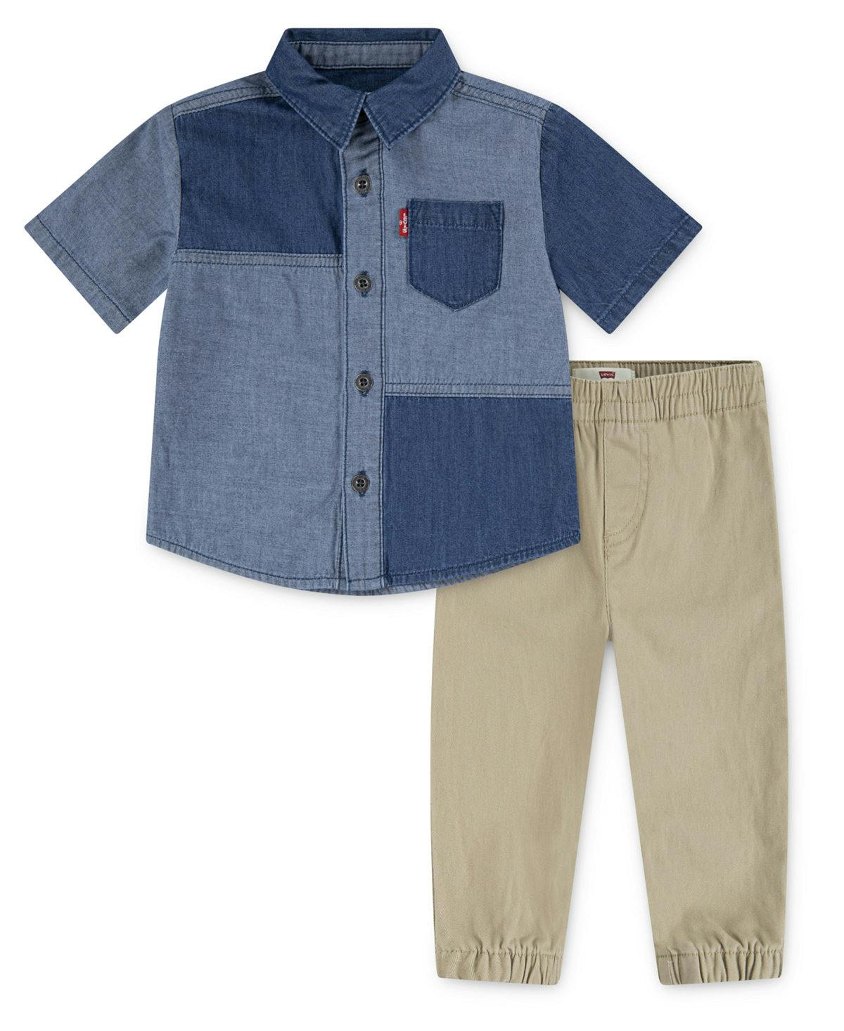 Levi's Baby Shirt and Jogger Set