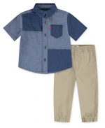 Levi's Baby Shirt and Jogger Set