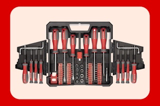 screwdriver set on KCL template