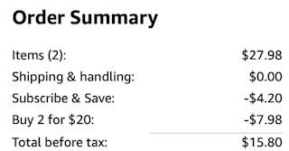 chip Amazon receipt