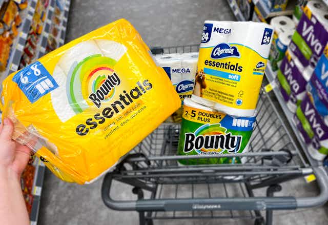 Stock Up on Charmin and Bounty Essentials, Just $2.37 Each at Walgreens card image
