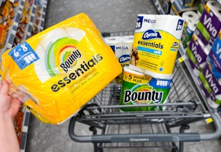 charmin toilet paper and bounty paper towel