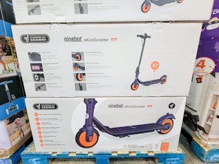 segway scooter in a box