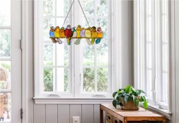 home depot river of goods stained glass birds