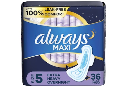 3 Always Maxi Pads