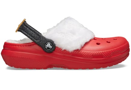 Crocs Toddler Lined Santa Clog