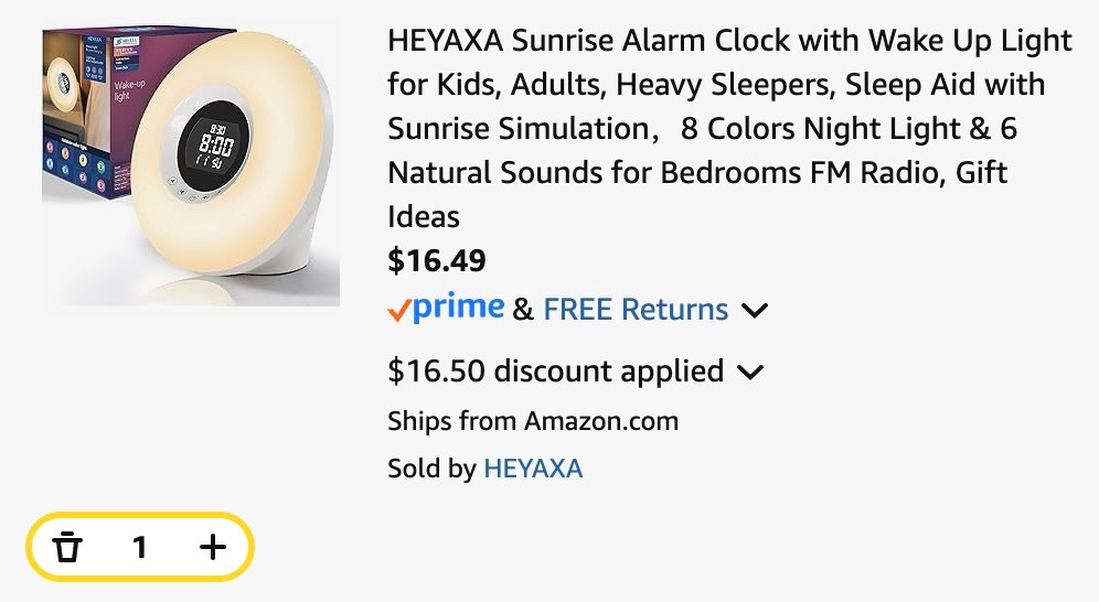 Sunrise Alarm Clock