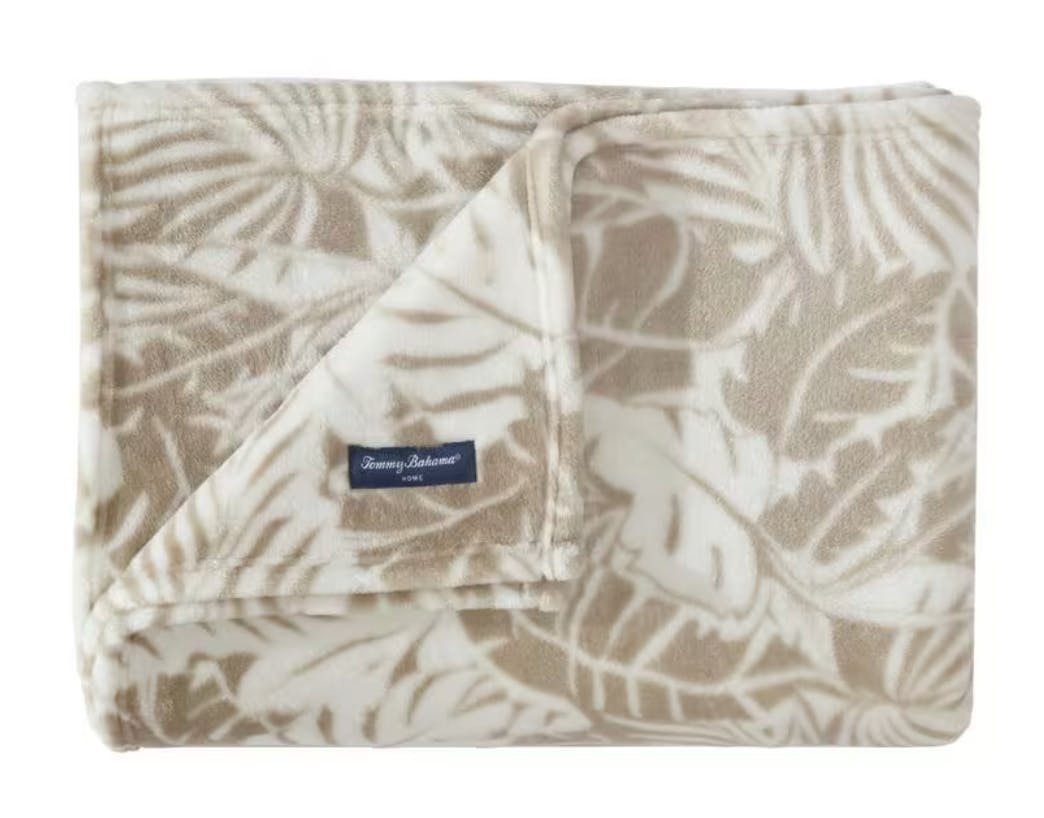 Tommy Bahama Plush Throw Blanket