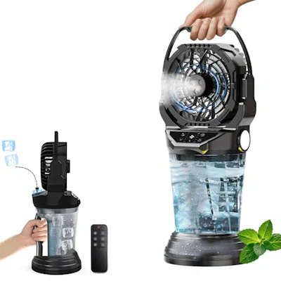 Portable Misting Fan, 30000mAh