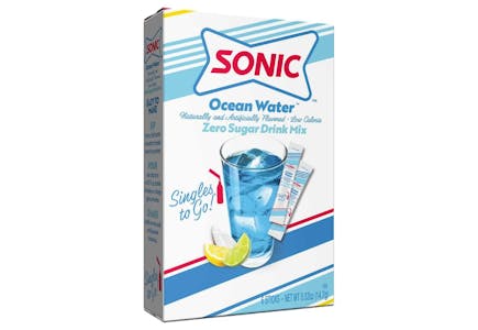 6 Sonic Drink Mix Boxes