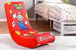 Super Mario Floor Rocker Chair, Now $65 at Walmart (5 Characters Available) card image