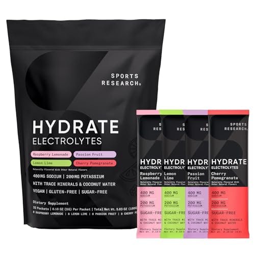 Sports Research Hydrate Electrolytes 32-Pack