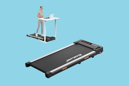 Walking Pad Treadmill, Only $85 on Amazon card image