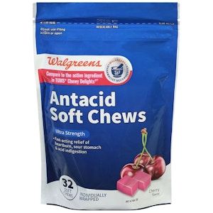 2 Walgreens Antacid Chews