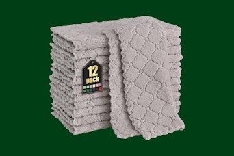 a pack of dish cloths