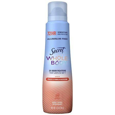 2 Secret Deodorants