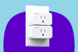 Stock image of the Merkury Smart Wi-Fi Plug