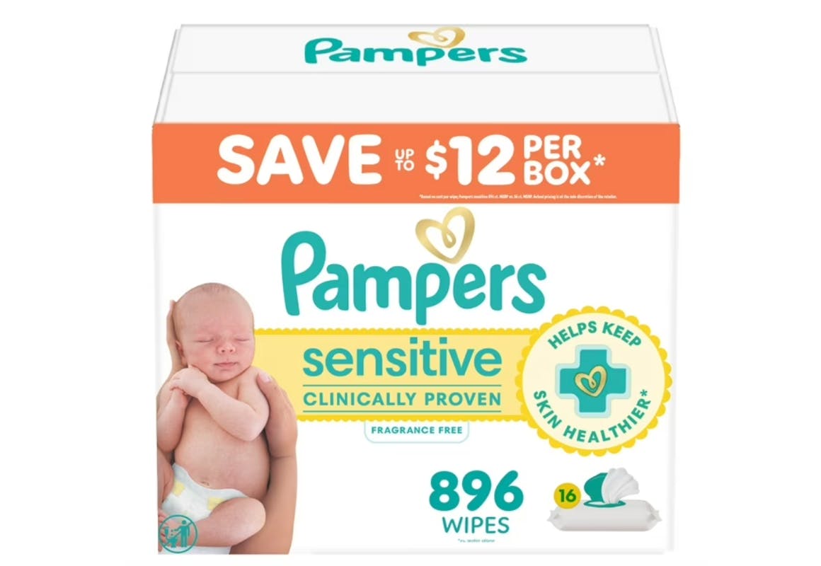 Pampers Wipes Box