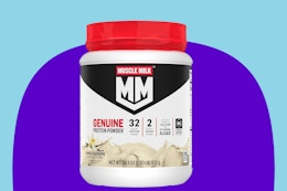 Muscle Milk Genuine Protein Powder, as Low as $16.22 on Amazon card image