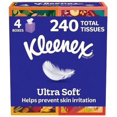 2 Kleenex Ultra Soft Tissues 4-Packs