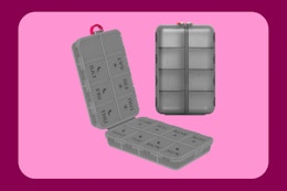 pill organizer containers on KCL template