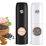 Electric Salt and Pepper Grinder Set