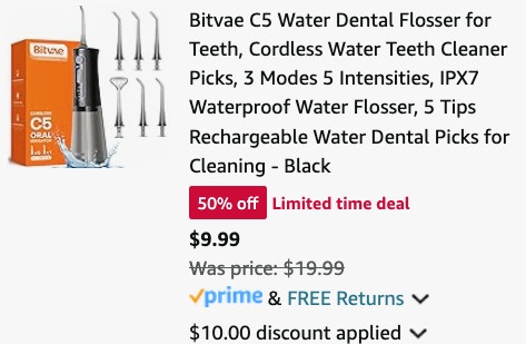 Bitvae C5 Water Dental Flosser 