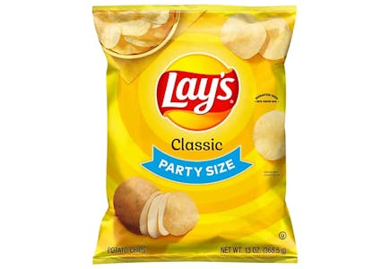 2 Lay's Chips Bags