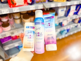 Save Over 40% on Secret Whole Body Deodorant at Walmart — As Low as $6.97 card image