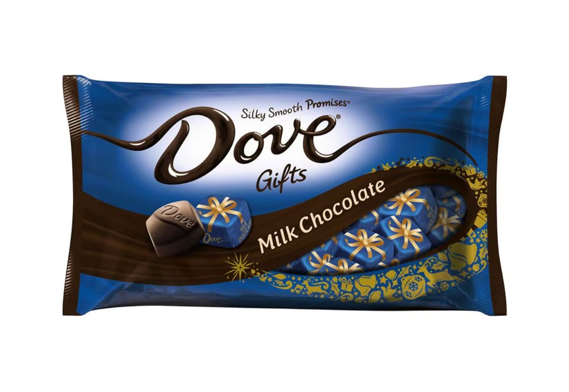 Dove Holiday Candy Bag