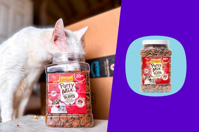 Purina Friskies 20-Ounce Cat Treats, as Low as $4.27 for Amazon Pet Day card image