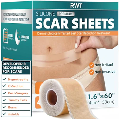 Silicone Scar Tape, 60 in x 1.6 in