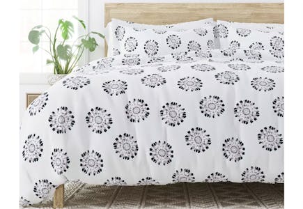 Kaycie Gray Duvet Cover Set