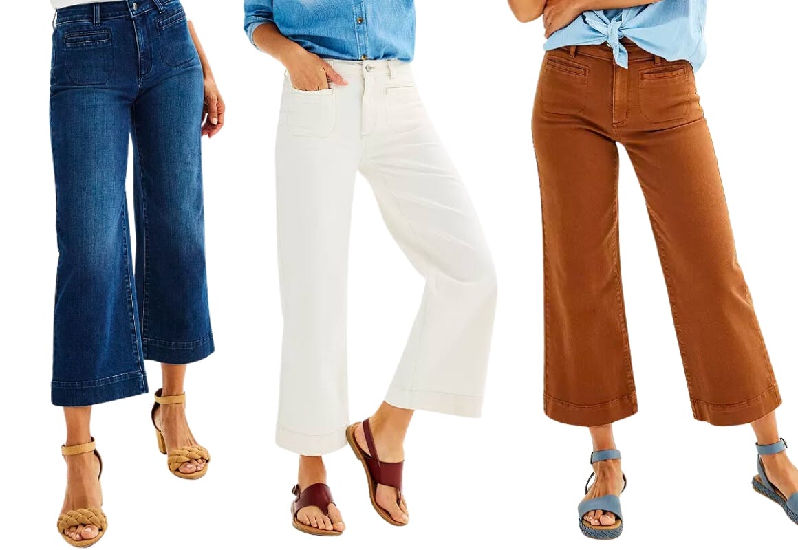 Sonoma Goods For Life Wide-Leg Jeans