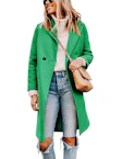 Women's Wool Blend Trench Coat