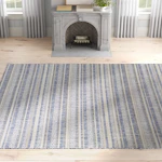 Striped Indoor/Outdoor Area Rug